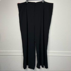 Leith Black High Rise Wide Leg Pants Size 4X NWOT